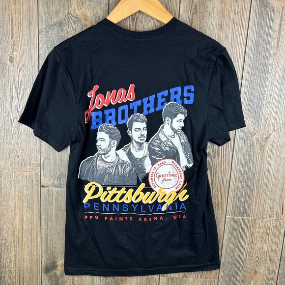 Jonas Brothers Pittsburgh PA Concert 2025 Tour T-Shirt Size Small Black - Picture 4 of 6